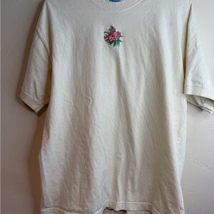 Floral Embroidered T-shirt